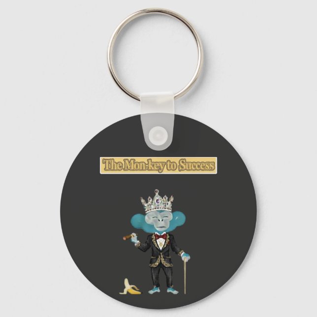 The Mon-Key to success Keychain (Front)