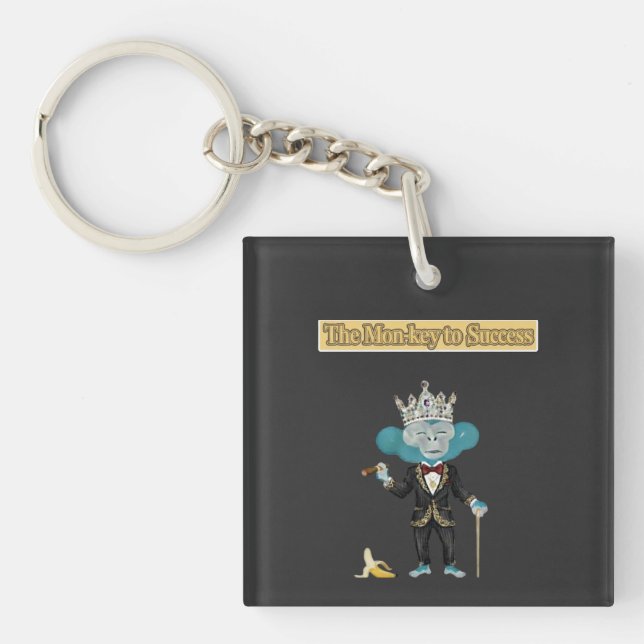 The Mon-Key to success Keychain (Front)