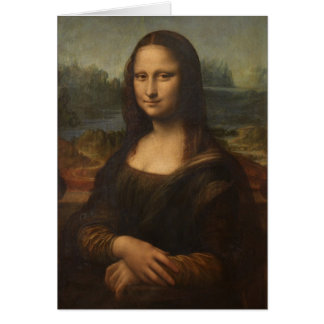The Mona Lisa by Leonardo da Vinci Cards