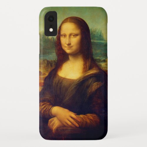 The Mona Lisa by Leonardo Da Vinci iPhone XR Case