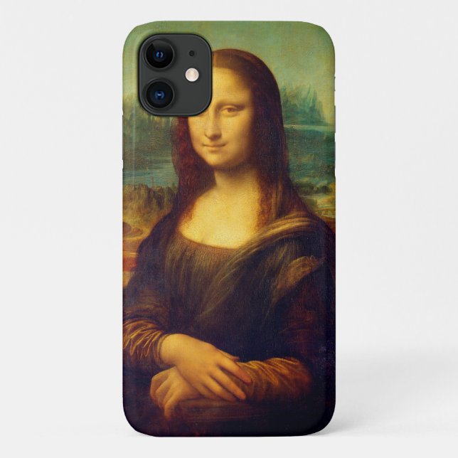 The Mona Lisa by Leonardo Da Vinci Case-Mate iPhone Case (Back)