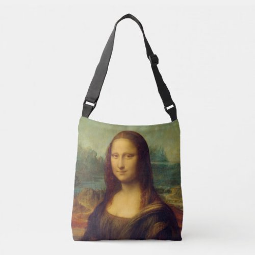 The Mona Lisa By Leonardo Da Vinci Crossbody Bag