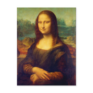 The Mona Lisa by Leonardo Da Vinci Postcard