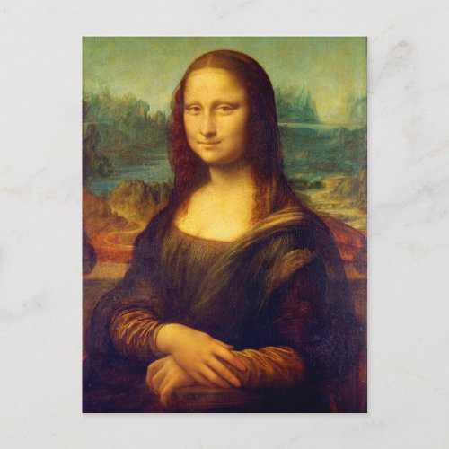 The Mona Lisa by Leonardo Da Vinci Postcard