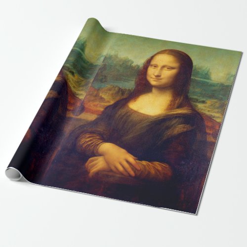 The Mona Lisa by Leonardo Da Vinci Wrapping Paper