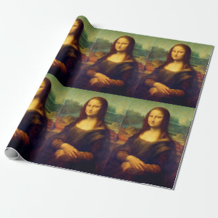 The Mona Lisa by Leonardo Da Vinci Wrapping Paper