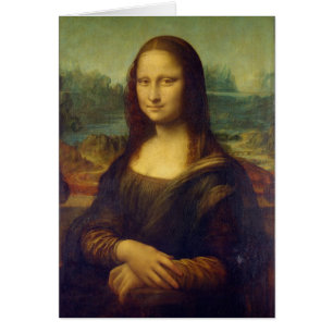 The Mona Lisa La Joconde by Leonardo Da Vinci Cards