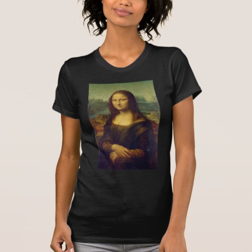 The Mona Lisa La Joconde by Leonardo Da Vinci T_Shirt