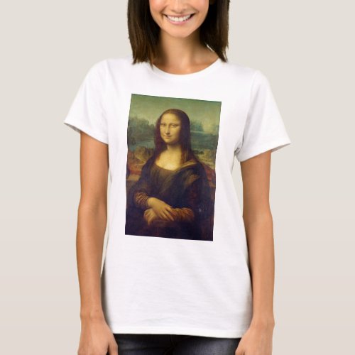 The Mona Lisa La Joconde by Leonardo Da Vinci T_Shirt