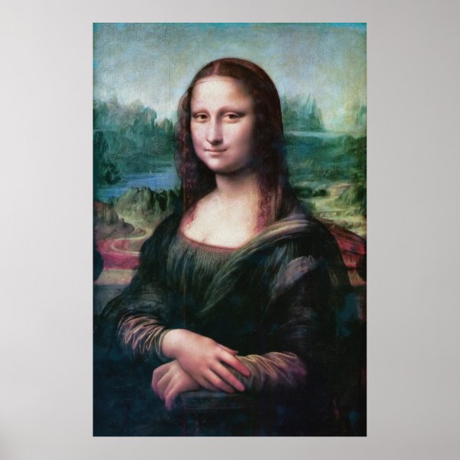 The Mona Lisa La Joconde La Gioconda by Da Vinci Poster (Front)