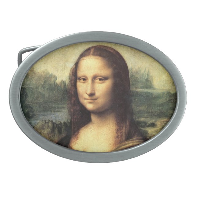 The Mona Lisa Leonardo da Vinci   Belt Buckle (Front)