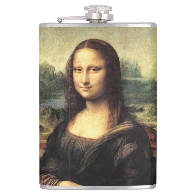 The Mona Lisa Leonardo da Vinci     Flask (Front)