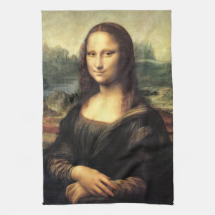 The Mona Lisa Leonardo da Vinci Kitchen Towel