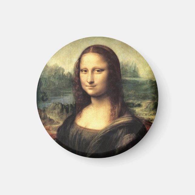 The Mona Lisa Leonardo da Vinci  Magnet (Front)