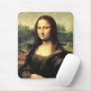 The Mona Lisa Leonardo da Vinci Mouse Pad
