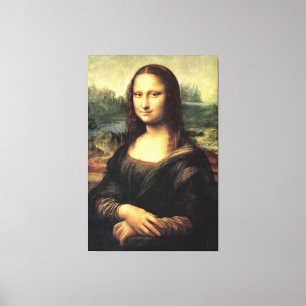The Mona Lisa Leonardo da Vinci Poster Canvas Print