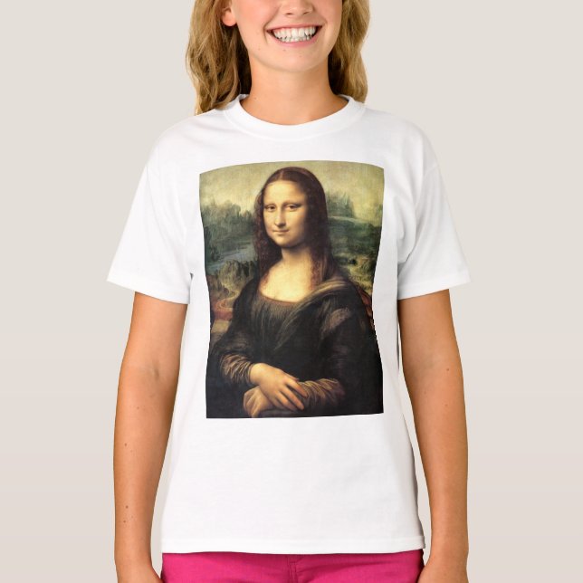 The Mona Lisa Leonardo da Vinci    T-Shirt (Front)