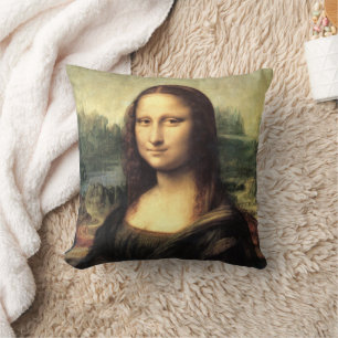 The Mona Lisa Leonardo da Vinci  Throw Pillow