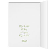 The Monarch Butterfly- Psalm 27:14 (Inside (Left))