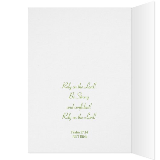 The Monarch Butterfly- Psalm 27:14 (Inside (Left))