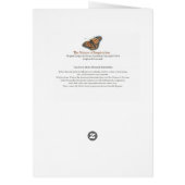 The Monarch Butterfly- Psalm 27:14 Cards (Back)