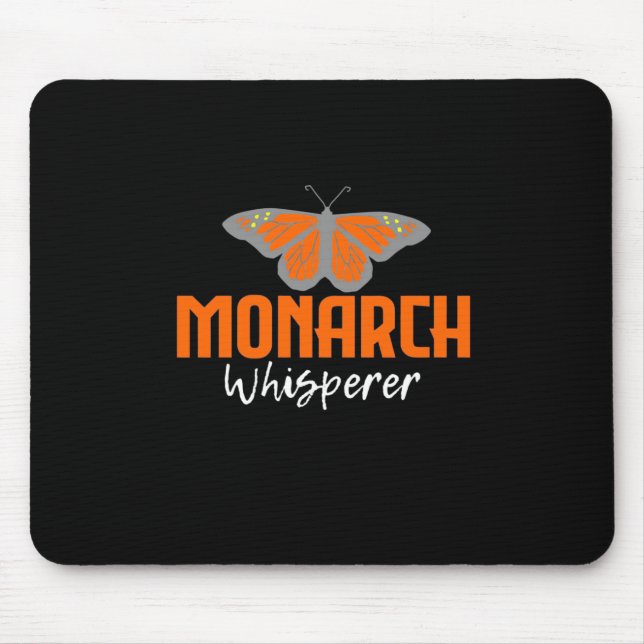 The Monarch Butterfly Whisperer Mouse Pad (Front)