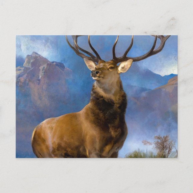 The Monarch of the Glen by Edwin Landseer Postcard (Front)