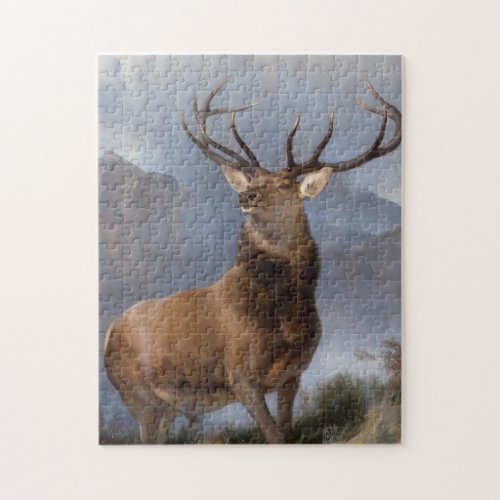 The Monarch of the Glen Wild Stag by Landseer Jigsaw Puzzle