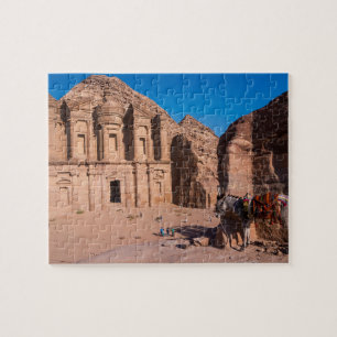 The Monastery in Petra Jigsaw Puzzle