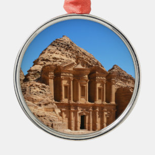 The Monastery Petra Jordan Metal Ornament