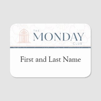 The Monday Club Classic Name Tag