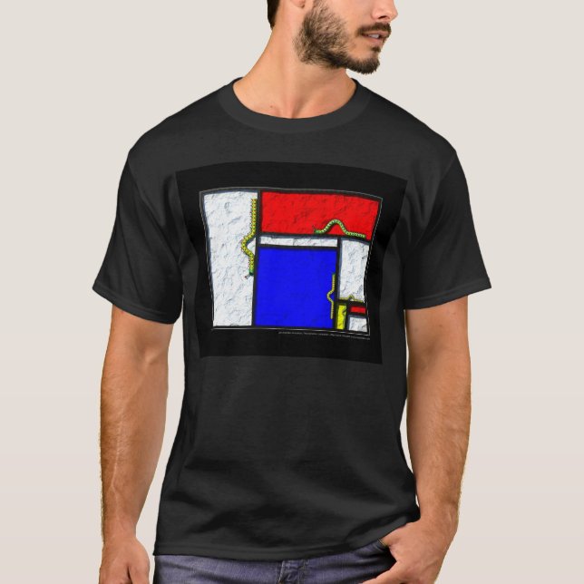 The Mondrian caterpillars T-Shirt (Front)