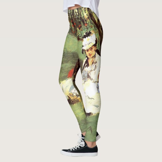  The Monet family in their garden Edouard Manet    Leggings (Left)
