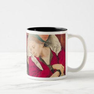 The Money Changer and his Wife, 1539 Two-Tone Coffee Mug