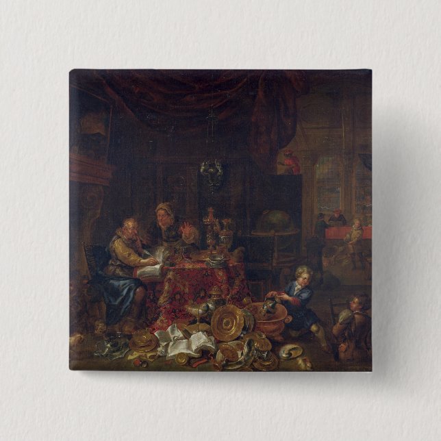 The Moneylenders Button (Front)