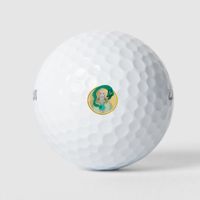 The Monk and the Dragon Golf Balls (Front)