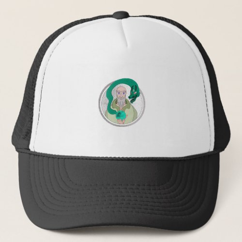 The Monk and the Dragon Trucker Hat
