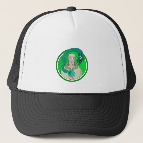 The Monk and the Dragon Trucker Hat