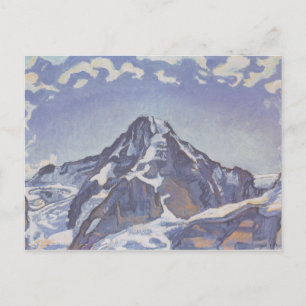 The Monk Mountain With Clouds (Ferdinand Hodler) Postcard