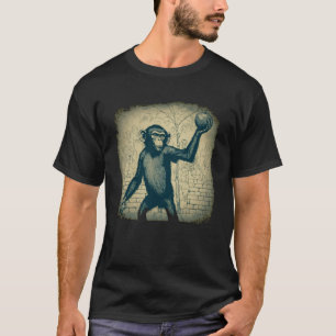 The monkey with the apple stupid of mankind T-Shirt
