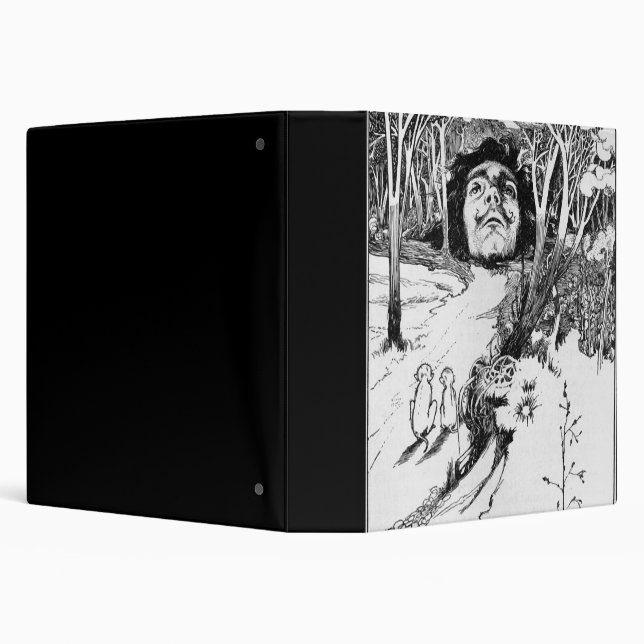 The Monkeys Admired It Greatly 3 Ring Binder (Background)