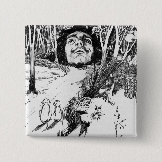 The Monkeys Admired It Greatly Pinback Button (Front)