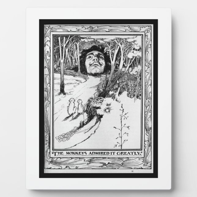 The Monkeys Admired It Greatly Plaque (Front)