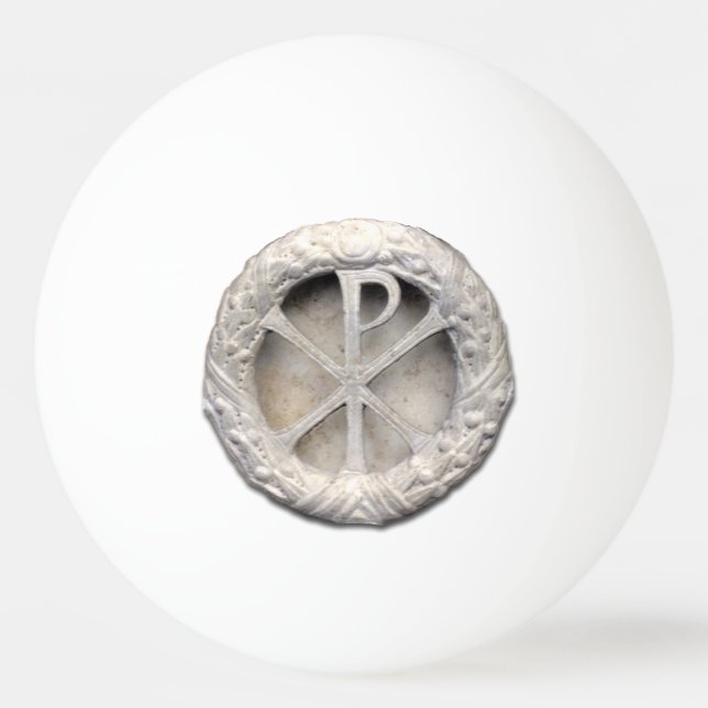 The Monogram of Christ Ping-Pong Ball (Front)