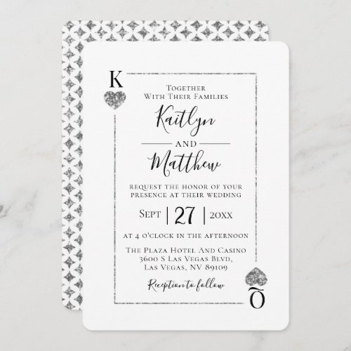 The Monogram Playing Card Wedding Collection