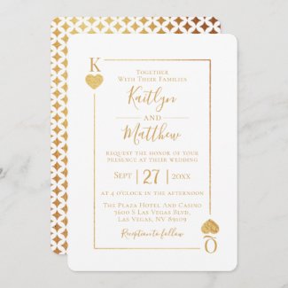 The Monogram Playing Card Wedding Collection