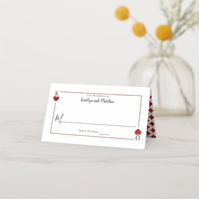 The Monogram Playing Card Wedding Collection (Front)