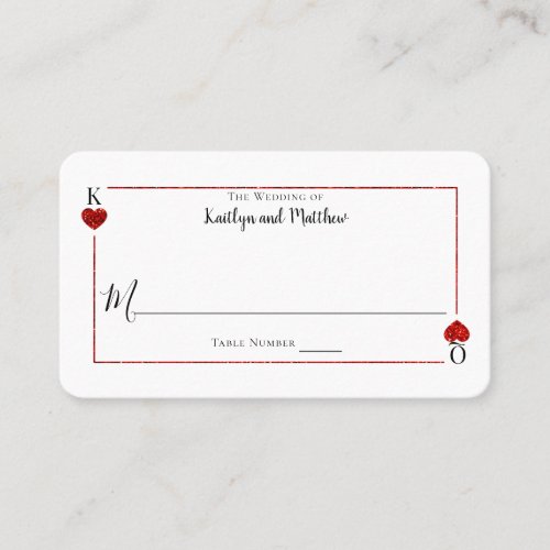 The Monogram Playing Card Wedding Collection