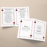 The Monogram Playing Card Wedding Collection<br><div class="desc">Celebrate in style with these stylish and very trendy wedding programs. This design is easy to personalize with your special event wording and your guests will be thrilled when they see these fabulous programs.</div>