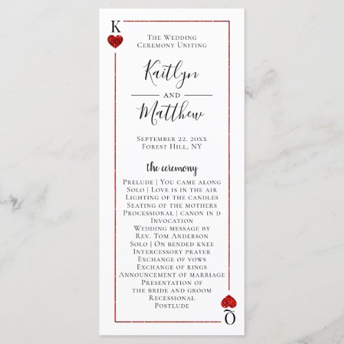 The Monogram Playing Card Wedding Collection